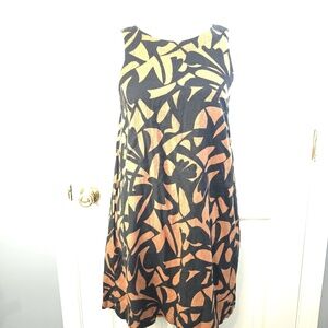A‎ New Day Sleeveless Linen Rayon Dress Size Medium
